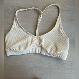 ALO Yoga Cream Sports Bra